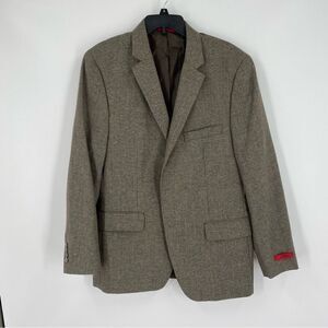 Alfani Men’s Khaki Knit Suit Blazer Jacket size 44R